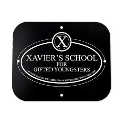 Metal Game Room Sign - X-Men; Xavier's School For Gifted Youngsters